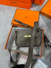 Hermes Jypsiere Mini Etoupe Kadın Deri Çanta 4