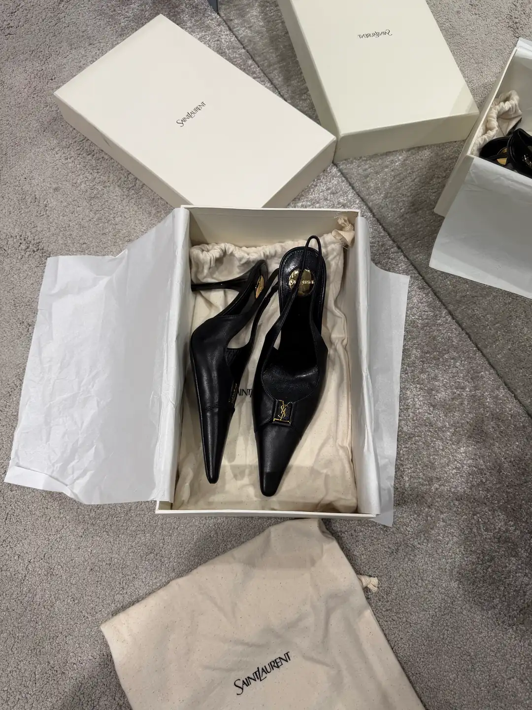 Ysl Babylone Breteuil Siyah Kadın Deri Topuklu 