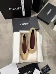 Chanel Bej Süet Kadın Babet 1