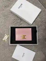 Celine Pembe Deri Kartlık 1
