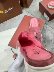 Loro Piana  Summer Charms Walk Mules Kadın Deri Terlik 3