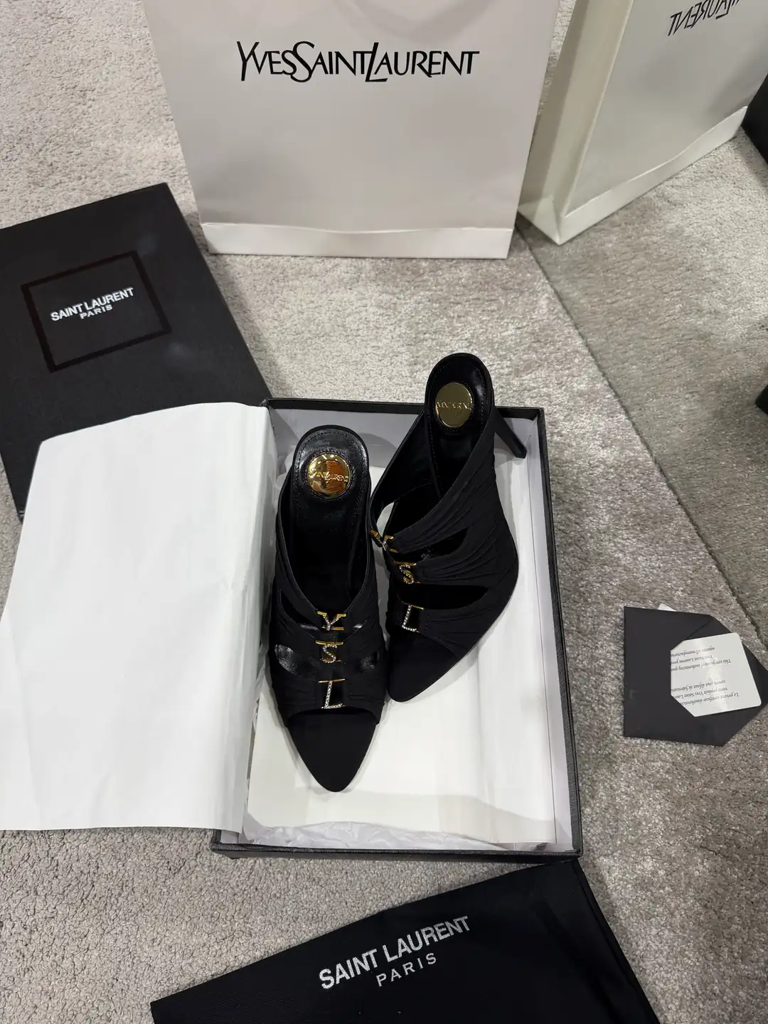 YSL Emilie Mules Kadın Topuklu Terlik