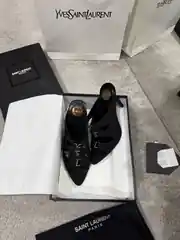 YSL Emilie Mules Kadın Topuklu Terlik 1