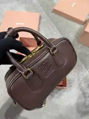  Miu Miu Arcadie Acı Kahve Kadın Deri Çanta 3