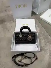 Dior Small Lady Siyah Kadın Deri Çanta 1