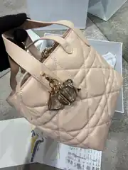 Dior Pembe Small Toujours Vertical Kadın Deri Çanta 5