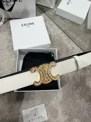 Celine Triomphe Tokalı 25mm Kadın Kemer 2