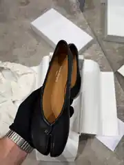  Maison Margiela Tabi Siyah Kadın Deri Babet 3