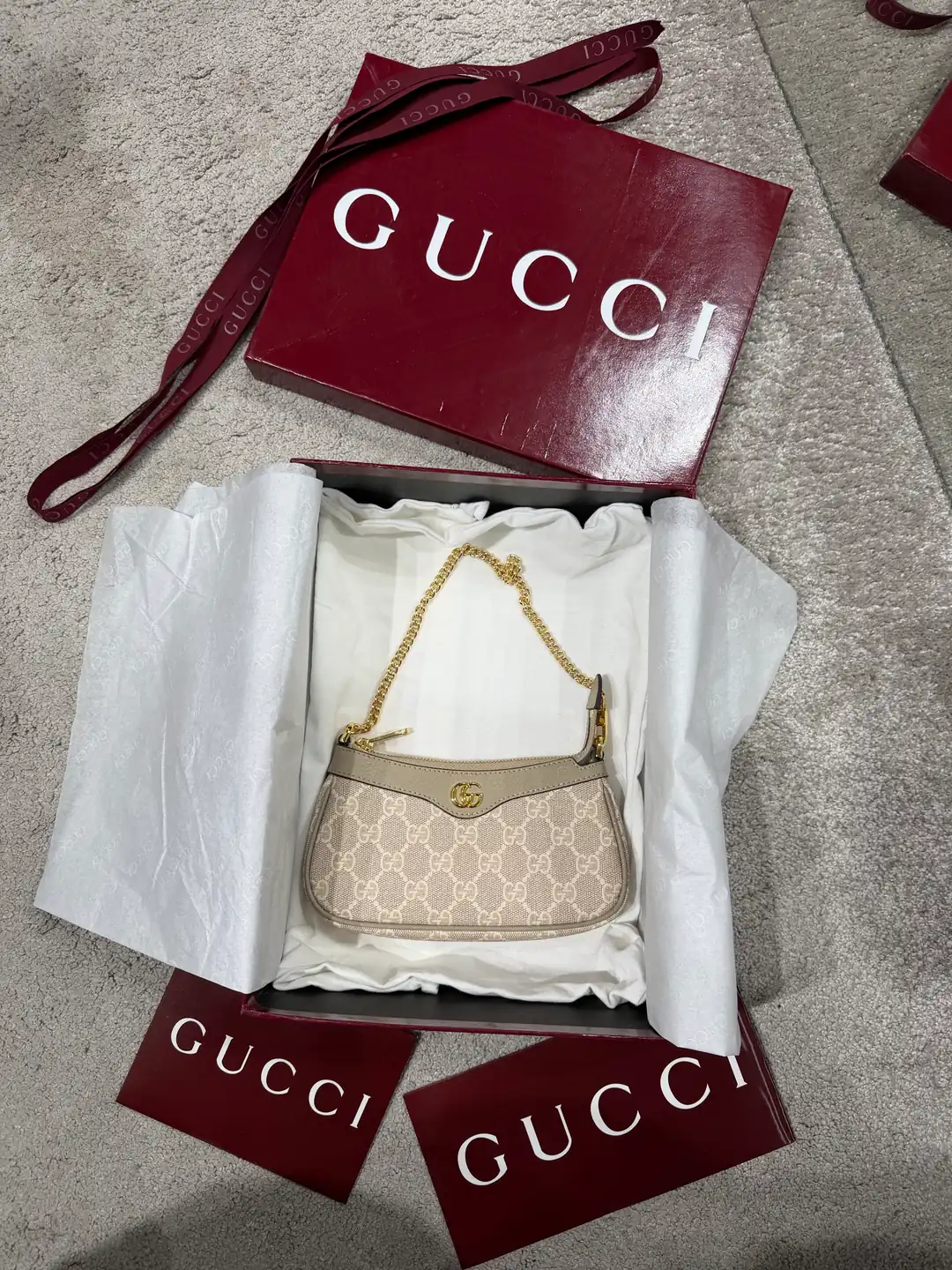 Gucci Ophidia Mini Kadın Deri Çanta