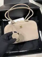 Chanel Small Bowling Süet Kadın Deri Çanta 2