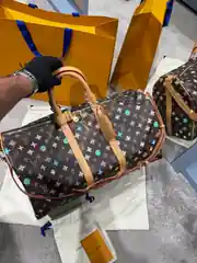 Louis Vuitton Keepall Bandouliere 50 Deri Çanta 1