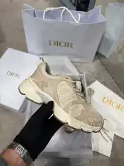 Dior Chrono Bej Kadın Deri Sneaker 2