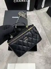 Chanel Siyah Vanity Kadın Deri Çanta 2