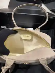 Chanel Small Bowling Süet Kadın Deri Çanta 4