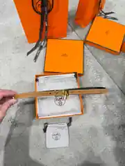 Hermes Taba Kadın Deri Kemer 1