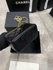 Chanel Siyah Vanity Kadın Deri Çanta 4