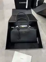 Chanel Siyah Large Bowling Kadın Deri Çanta 1