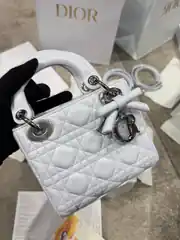 Dior Gri Mini Layd Kadın Deri Çanta  2