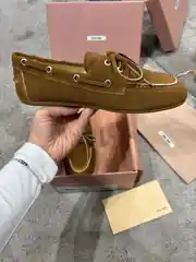 Miu Miu Kadın Süet Loafer 2