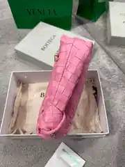 Bottega Veneta Mini Jodie Pembe Kadın Deri Çanta 4