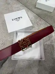 Loewe Tokalı Bordo Kadın Kemer 2