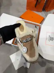 Hermes Oz Mule Kadın Deri Terlik 3
