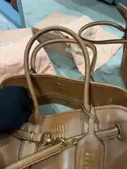 Miu Miu Aventure Napa Kahverengi Kadın Deri Çanta 3