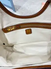Miu Miu Ivy Canvas Kadın Deri Çanta 3