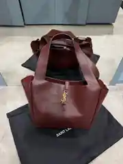 YSL Le 5 à 7 Bea Tote Bordo Kadın Deri Çanta 1