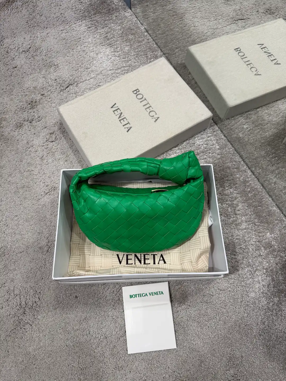 Bottega Veneta Mini Jodie Yeşil Kadın Deri Çanta