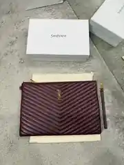 YSL Matelasse Document Kadın Deri El Çantası 1