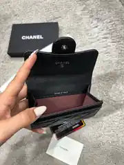 Chanel Siyah Kadın Deri Cüzdan 2