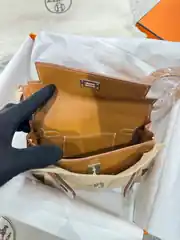 Hermes Kelly Moove Taba Kadın Deri Çanta 5
