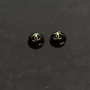 Chanel Black Stone Küpe 1