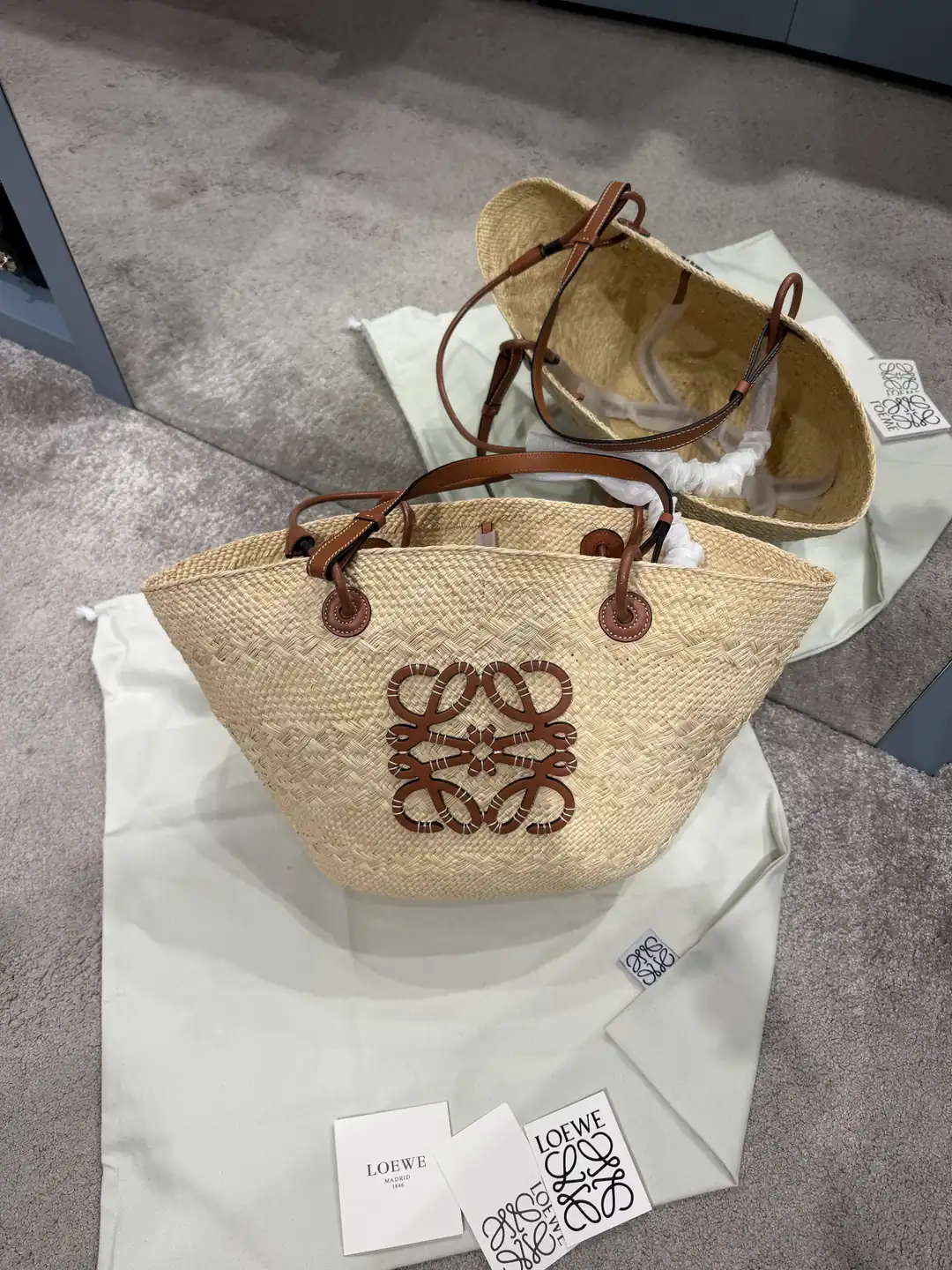 Loewe Medium Hasır Sepet Kadın Çanta