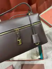 Loro Piana Extra Bag L27 Acı Kahve Kadın Deri Çanta 2