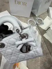 Dior Gri Mini Layd Kadın Deri Çanta  3