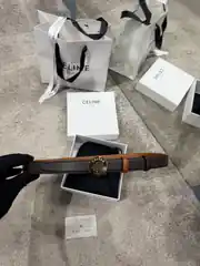 Celine Tokalı Çift Taraflı 25mm Kadın Kemer 1