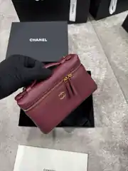 Chanel Bordo Vanity Kadın Deri Çanta 2