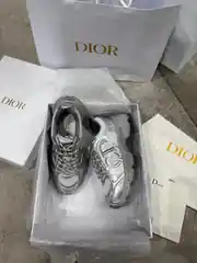 Dior Chrono Gri Kadın Deri Sneaker 1