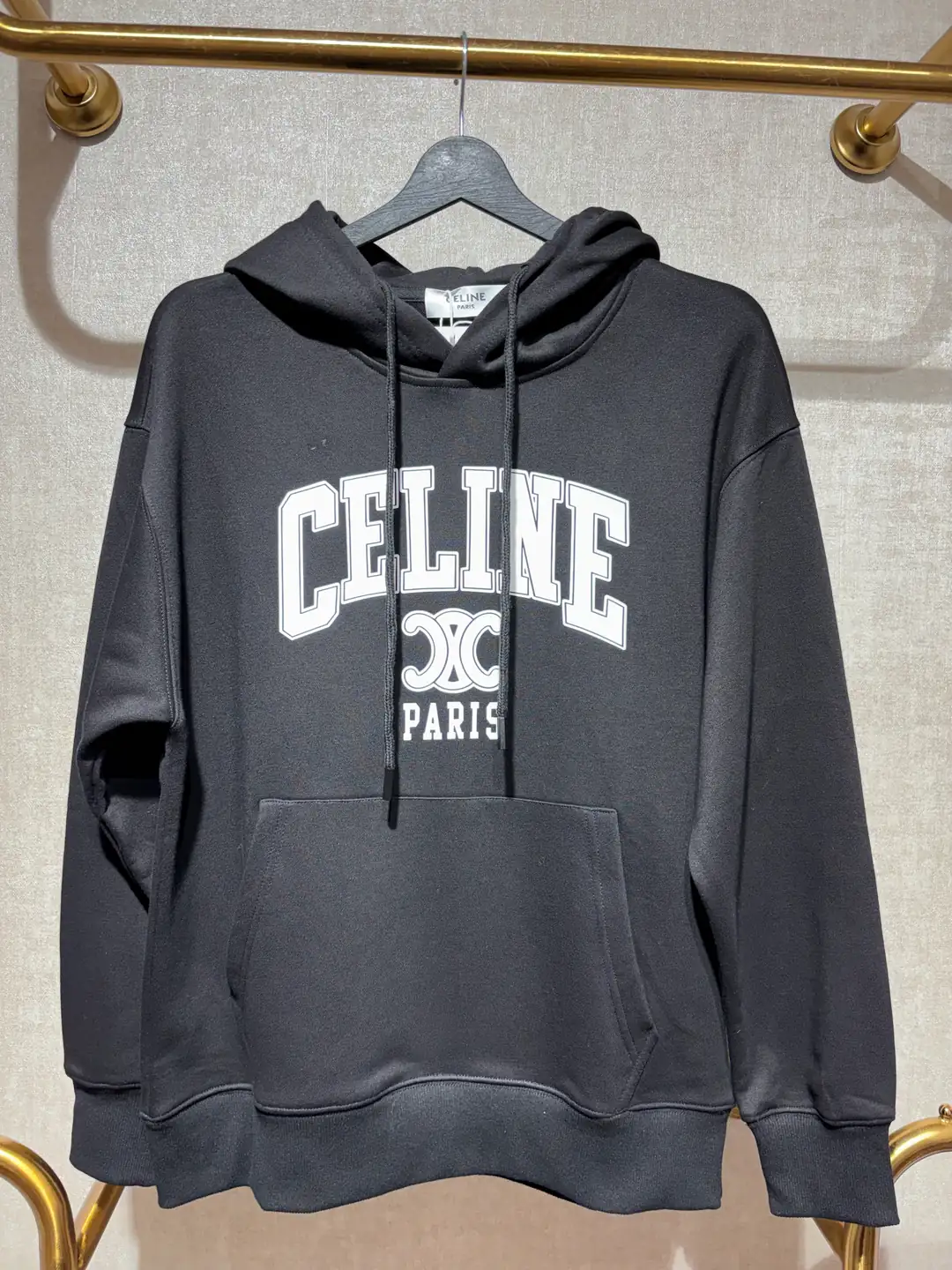 Celine Siyah Oversize Sweatshirt