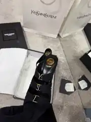 YSL Emilie Mules Kadın Topuklu Terlik 2