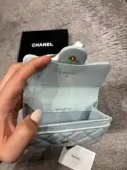 Chanel Mavi Kadın Deri Cüzdan 2