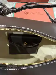 Loro Piana Extra Bag L27 Acı Kahve Kadın Deri Çanta 5