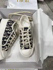 Dior Walk'n'Dior Platform Lacivert Kadın Kanvas Sneaker 2