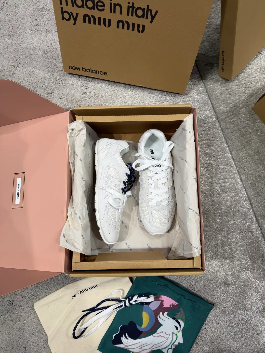 Miu Miu X New Balance 530 SL Deri Kadın Sneaker