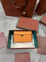 Loro Piana Extra Pocket L19 Turuncu Kadın Deri Çanta 1