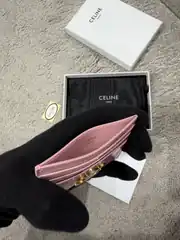 Celine Pembe Deri Kartlık 3