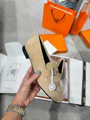 Hermes Royal Süet Kadın Loafer 3
