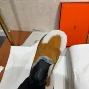 Hermes Süet Kadın Terlik 4